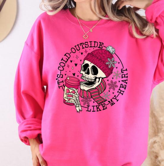 Cold Like My Heart Valentines Day Sweatshirt