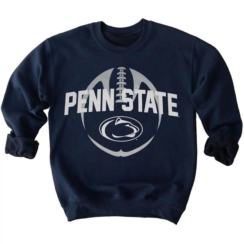 PSU Penn State University Nittany Lions Football Tee, Gift for Fans Cotton Menswear