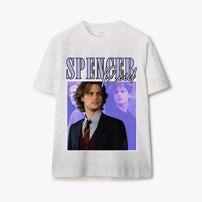 Spencer Reid 90â€™s Vintage Tee - T-shirt full size Classic Collar