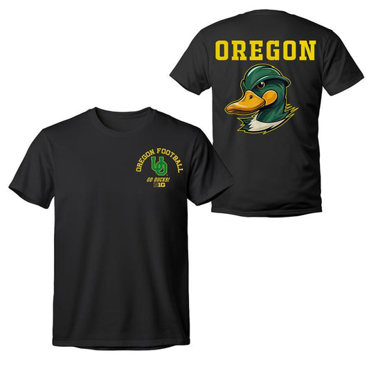OregOn Ducks Big10 Football Huddle Shirt, Classic State of OregnS Football Spirit Evergreen Sports T-Shirt