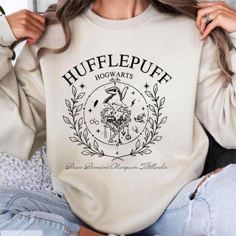 Wizard Harry Potter Hogwarts Houses Sweatshirt, Bookie Shirt, Fantasy Wizard Sweatshirt, Christmas Gift For Family, Gift For Men, Gift For Women, Full