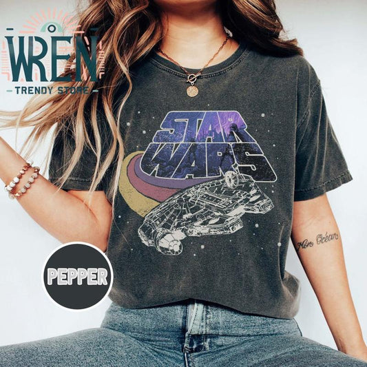 Retro Star Galaxys Edge Wars Shirts Retro Star Galaxys Edge Wars Shirt Star Galaxys Edge Wars A New Hope Faded WDW Shirts WDW Family Shirts WDW Trip 2