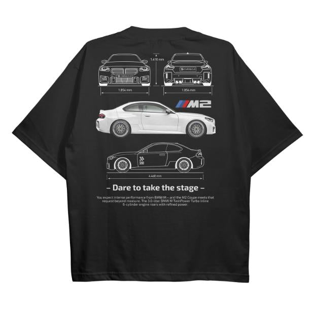 Drive in Style Car-Themed T-Shirts, G87 M2 BluePrint T-Shirt, G87 M2 BluePrint Technical Specs T-Shirt, Racing Shirt, Sport Car Shirt