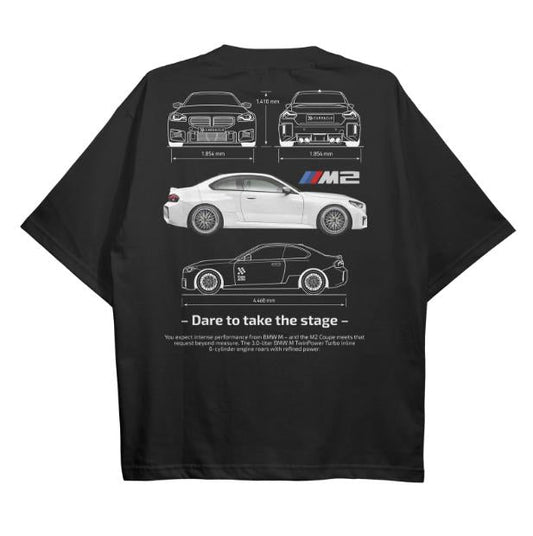 Drive in Style Car-Themed T-Shirts, G87 M2 BluePrint T-Shirt, G87 M2 BluePrint Technical Specs T-Shirt, Racing Shirt, Sport Car Shirt