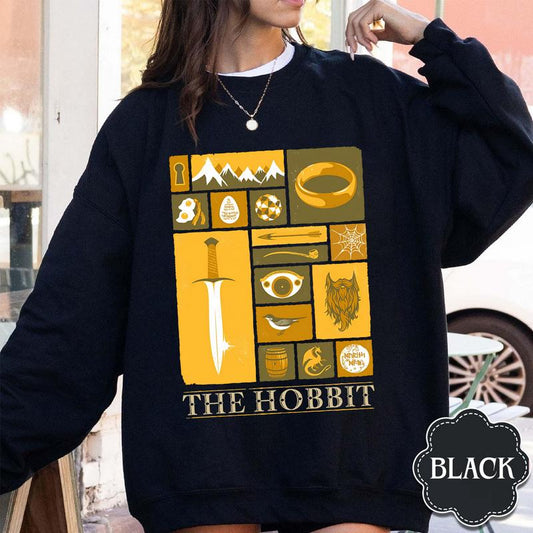 LOTR Hobbit The Yellow T shirt Hoodie Sweatshirt