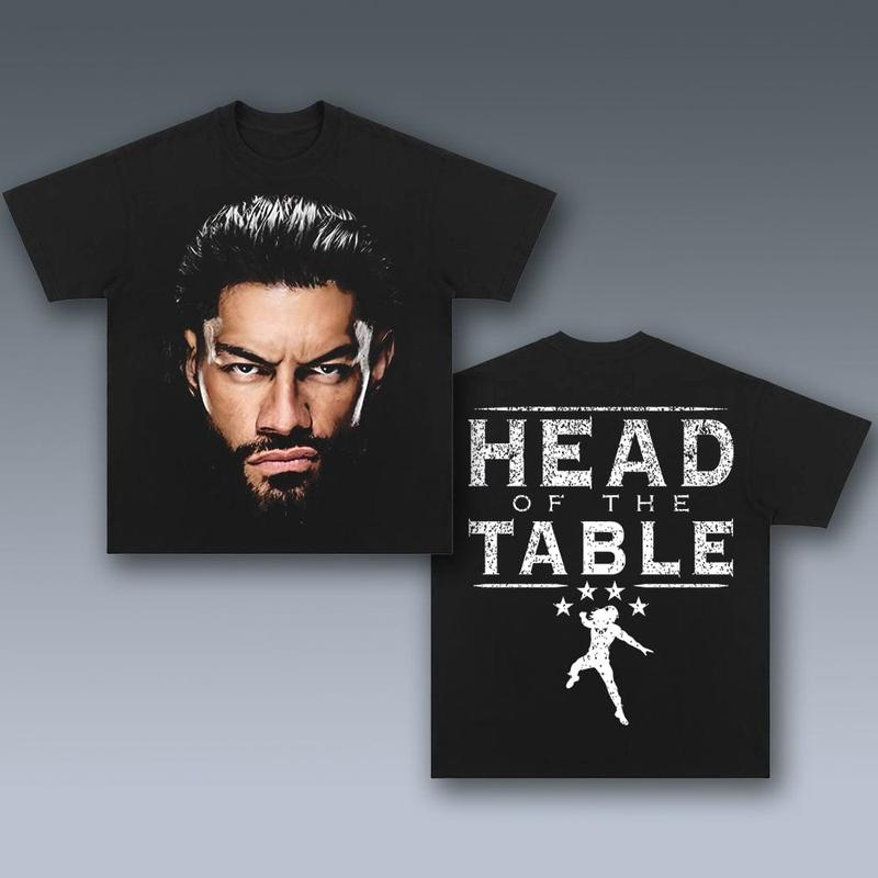 ROMAN REIGNS TEE, Wrestling Graphic Tee, WWE Tee, Sports T-shirt, Athlete Shirt, Wrestling Gift Streetwear Crewneck Clothing