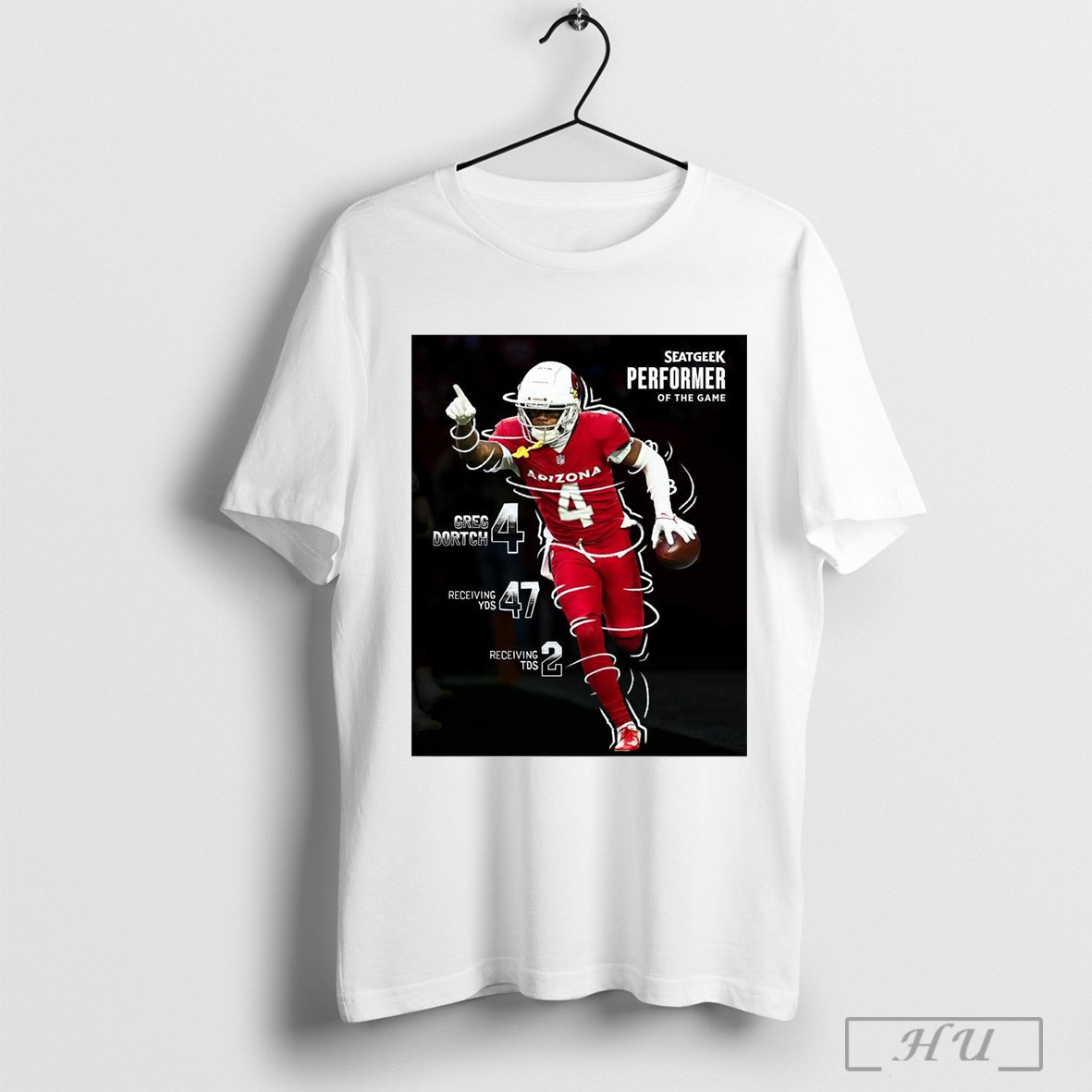 Poster Arizona Cardinals Greg Dortch Seatgeek Performer Of The Game 4 Greg Dortch 47 Receiving Yds 3 Receiving Tds T Shirt