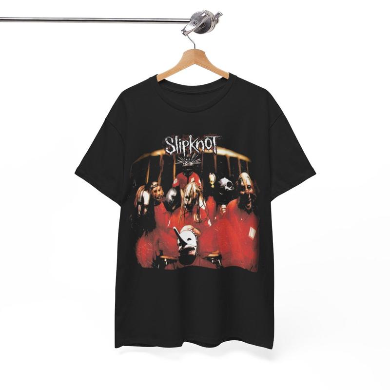 Slipknot Self Titled Album Cover Unisex T-Shirt Cotton Tshirt