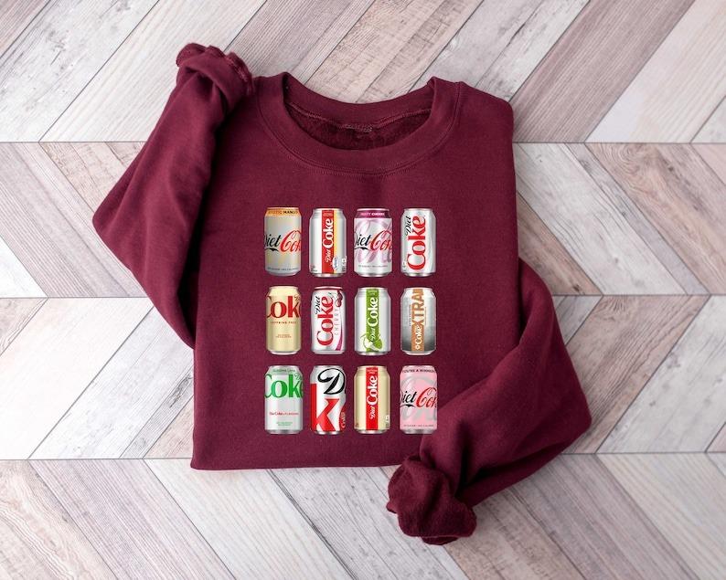 Diet Coke Sweatshirt, Christmas Diet Coke Sampler