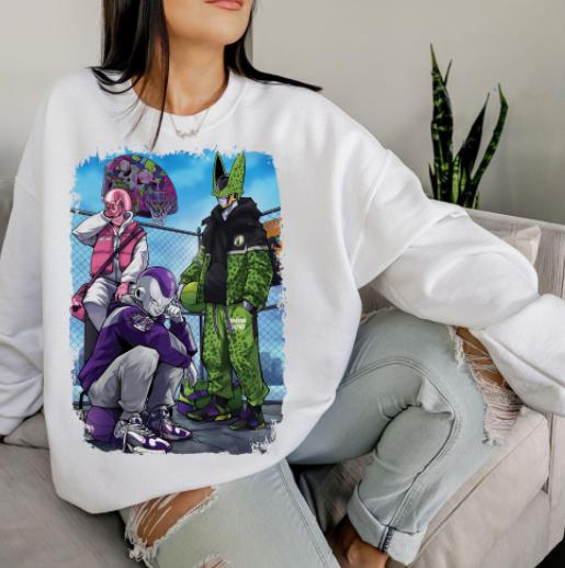 Vill@in DB Shirt Crewneck Sweatshirt Hoodie, Drag0n B4ll Z Anjme Shirt, Anjme Shirt