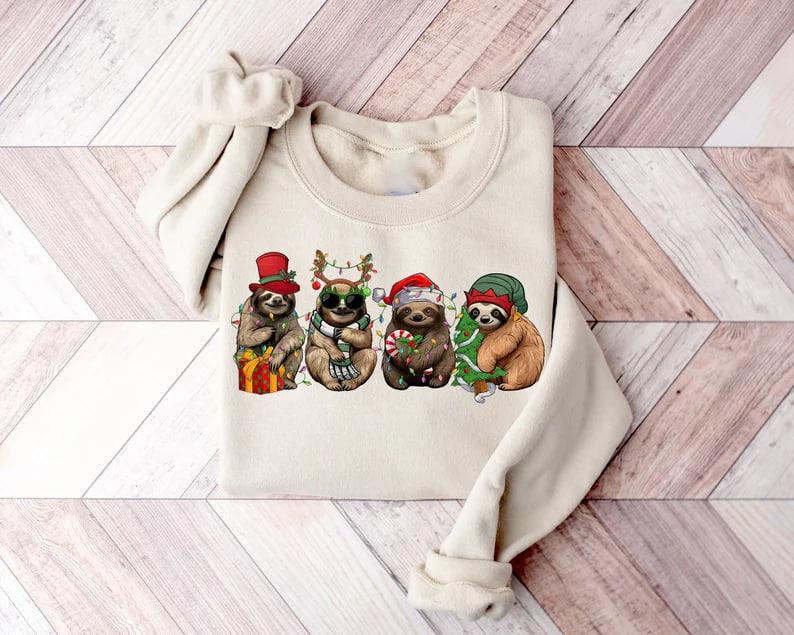 Sloth Christmas Christmas shirt,Merry Slothmas Christmas Shirt For Women,Sloth Merry Christmas Sweatshirt,Sloth Lover Gift