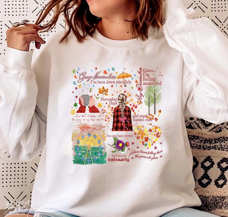 Autumn Falling Leaves ShirtSweatshirtHoodie, Autumn Falling Song Lyrics