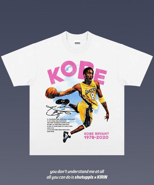 KOBE Tee  Vintage Tee Graphic T-Shirt Sweatshirt Hoodie  Sport Tee - Gift For Fan 4.44