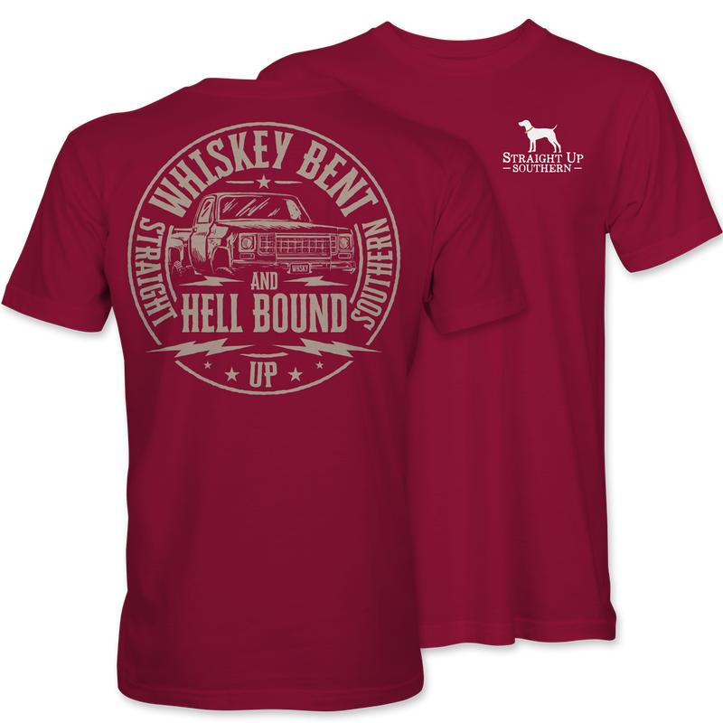 Whiskey Bent and Hell Bound - Flat Nose Pickup Truck T-Shirt