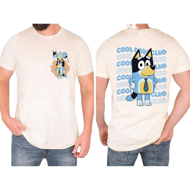 Bluey Cool Dad Club Shirt, Bandit Cool Dad Club T-Shirt, Bluey Bandit Shirt, Dad Birthday Gift, Dad Bluey Shirt, Bluey Family Shirt