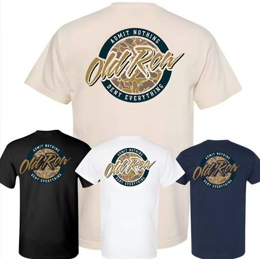 Old Row 80s Camo Circle Pocket TShirt, Full Color, For Men, For Women, Graphic Tees, Lady Streetwear Tshirt, Summer Tops