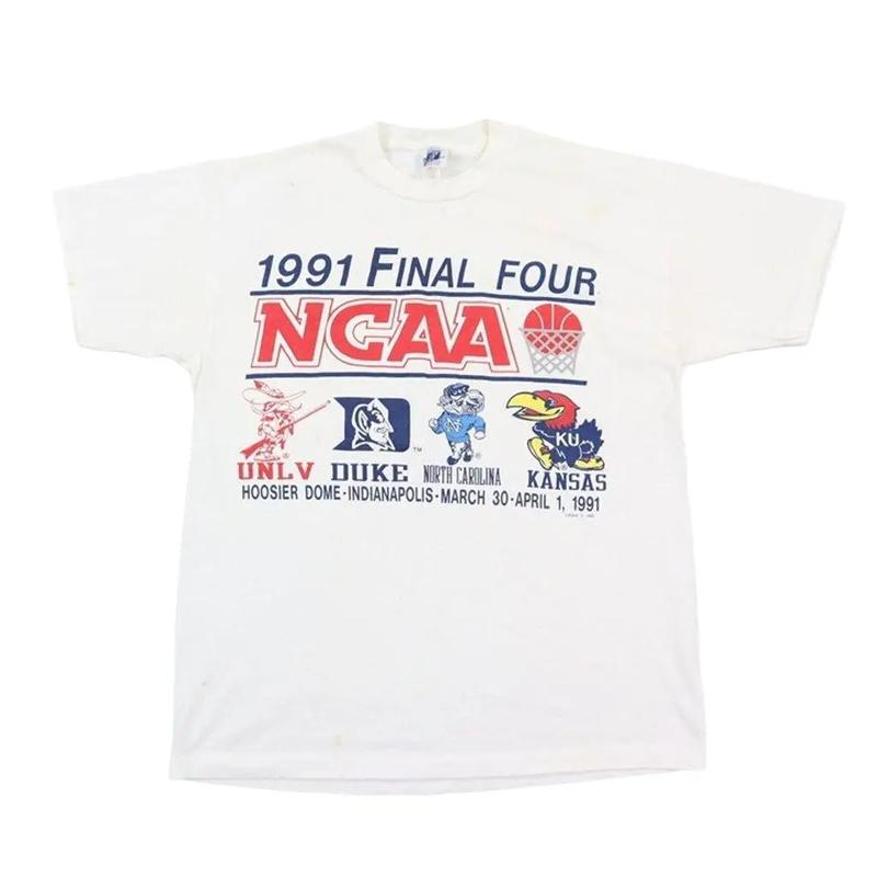 Final Four Ncaa Basketball T-shirt Duke Unlv Unc Kansas