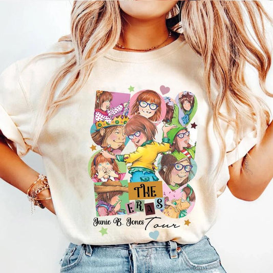 Junie B. Jones Eras Tour T-shirt, Junie B. Jones Shirt, Children Book's Characters Shirt, Dress Up Day T-shirt, Reading Shirt, Librarian Shirt, Teache