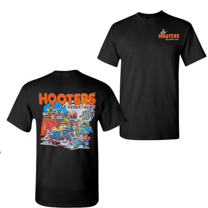 Hooters Fire Department T-Shirt, Shirt For Womens, Mens