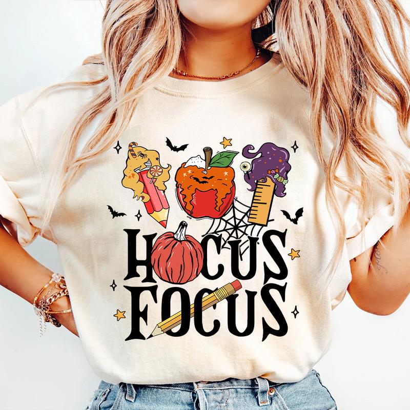 Halloween Teacher Shirts, Hocus Focus Shirt, Hocus Focus Teacher Shirt, Fall Teacher Shirt, I Smell Children Teacher Tshirt, Gift for Teacher, Hallowe