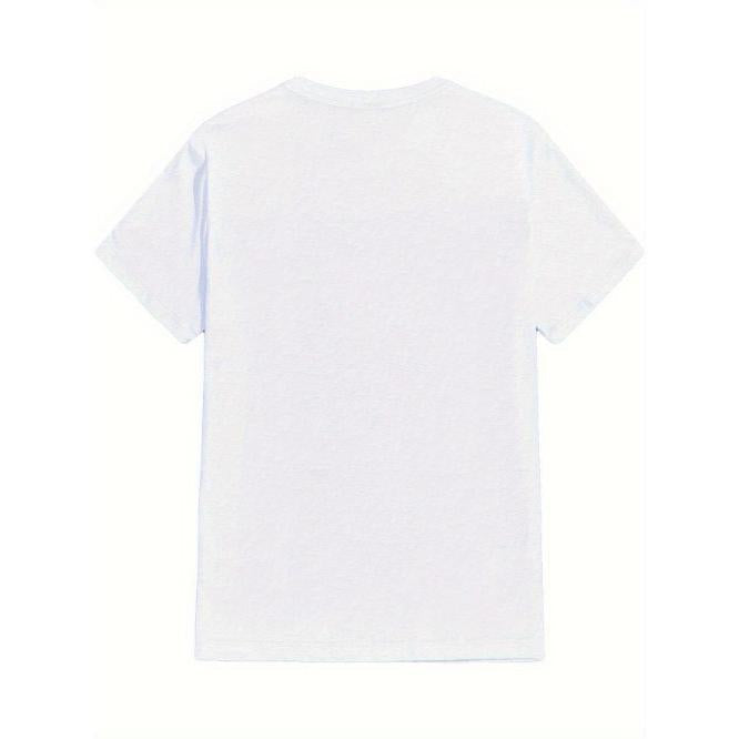 THEY NOT LIKE US. Printed men's plus-size multi-functional short-sleeved T-shirt, stylish breathable top, plus size Made in USA