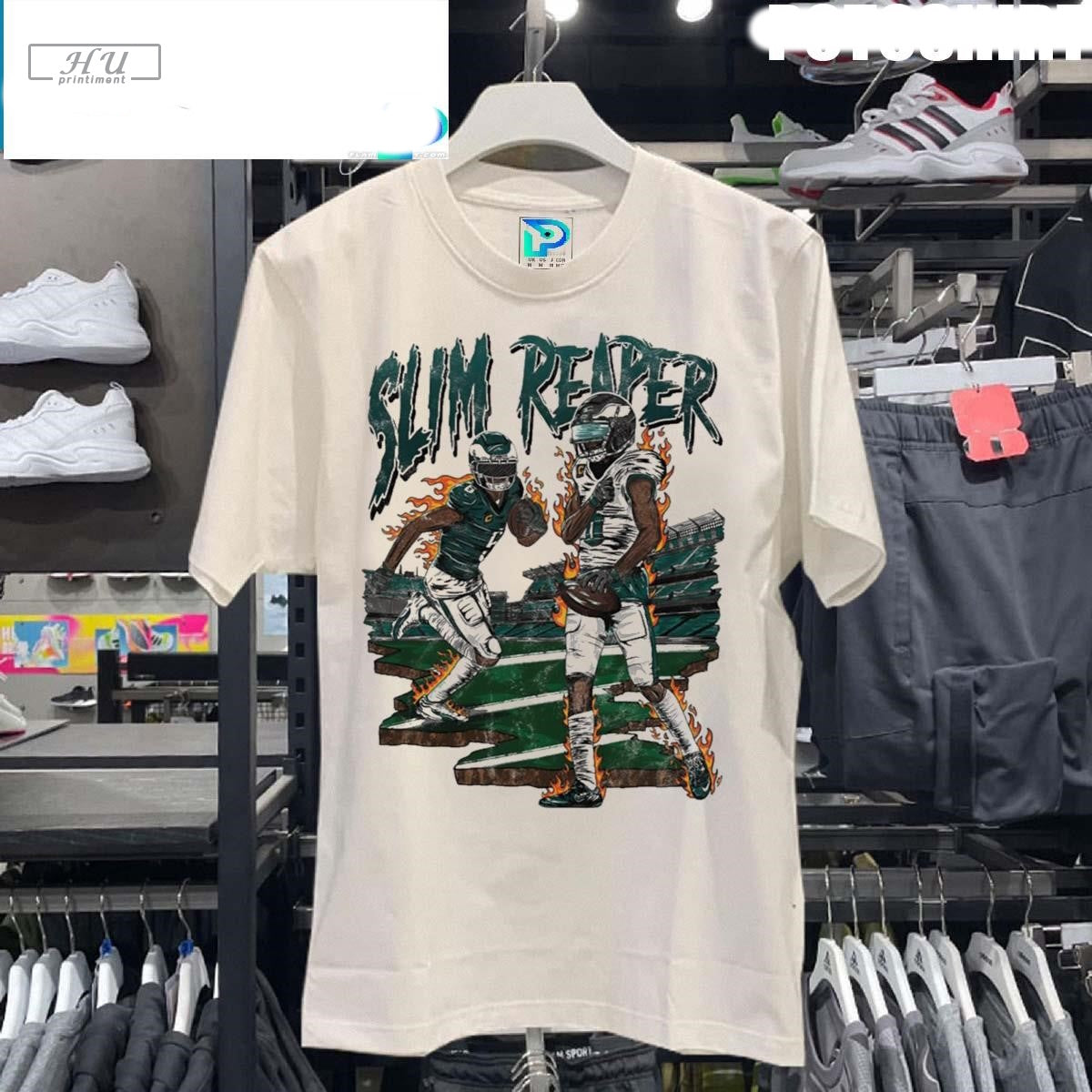 Philadelphia Eagles Devonta Smith Slim Reaper T-Shirt