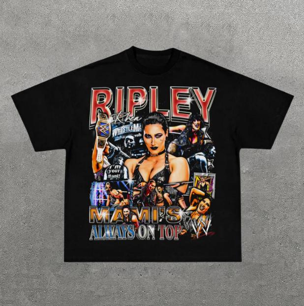 VINTAGE TEE  RHEA RIPLEY, Prints Vintage T-Shirt, Wrestler Shirt, WWE Shirt, Y2k Shirt, Vintage Graphic Tee, Unisex T-Shirt, Gift For Him, Adult Casua