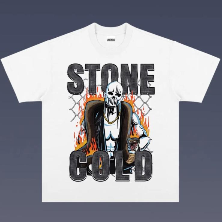 Stone Cold Vintage Tee, Stone Cold T-Shirt, WWE Shirt, Vintage Graphic Tees, Unisex Wrestler Shirt Top Menswear Womenswear Streetwear