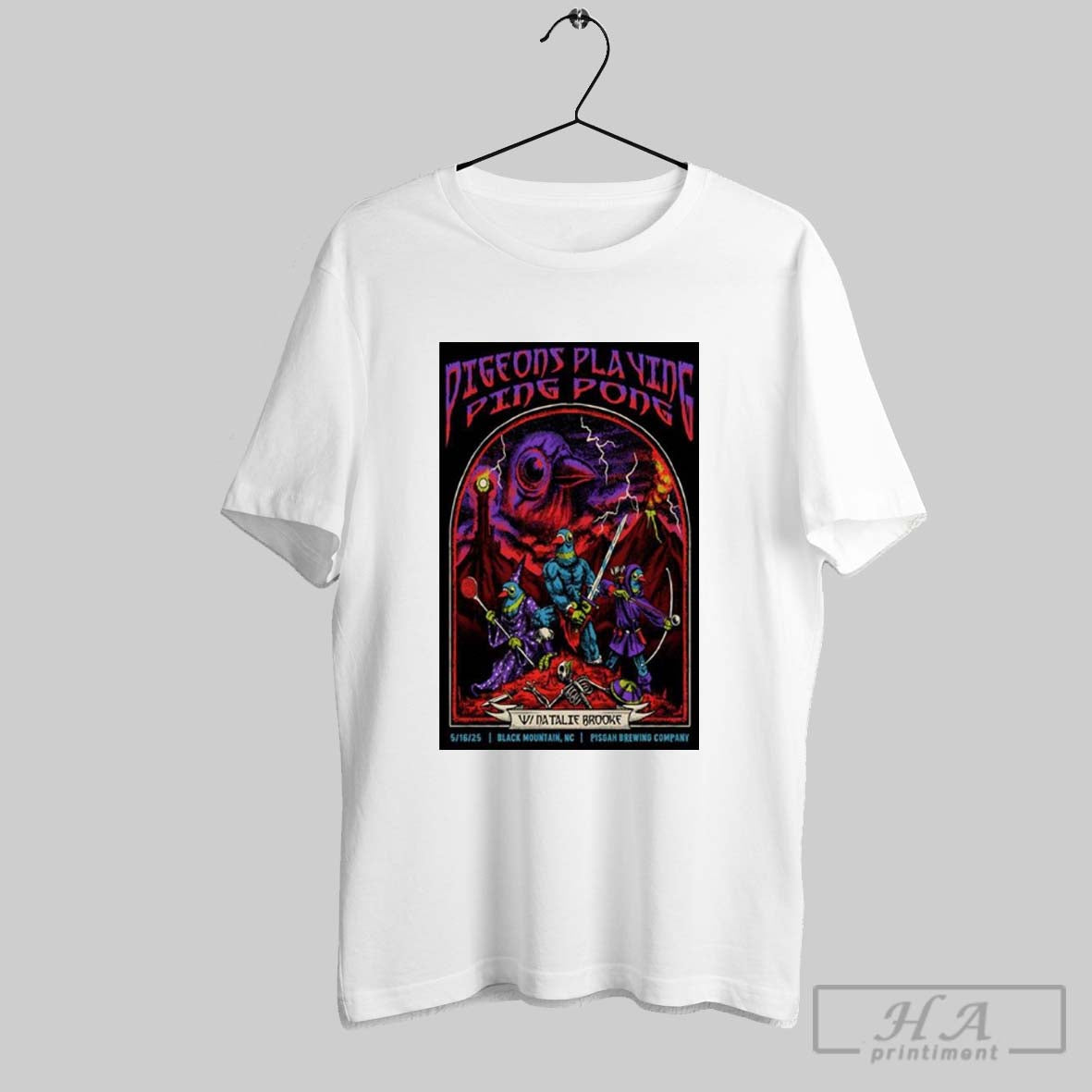 Pigeons Playing Ping Ping Tour In Black Mountain Nc On May 16 2025 Shirt