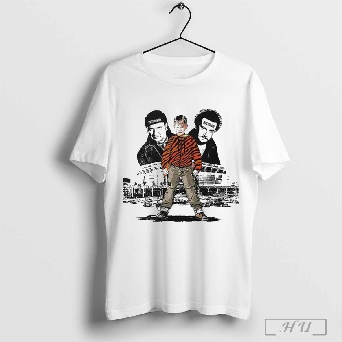 Pittsburgh Steelers Baltimore Ravens Home Alone T Shirt