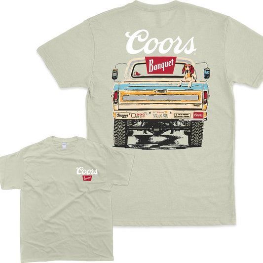 Coors Banquet Beer T-shirt Classic Pickup Truck, For Him Streetwear