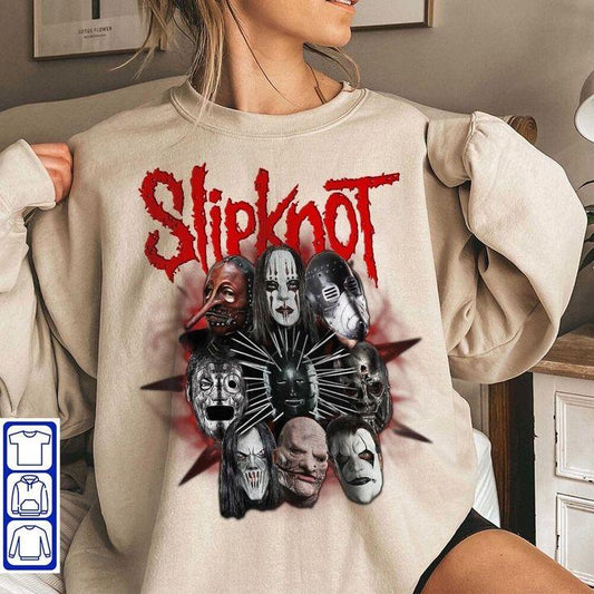 Slipknot Band 90S Vintage Music Band Graphic Tour 2023 Sweatshirt