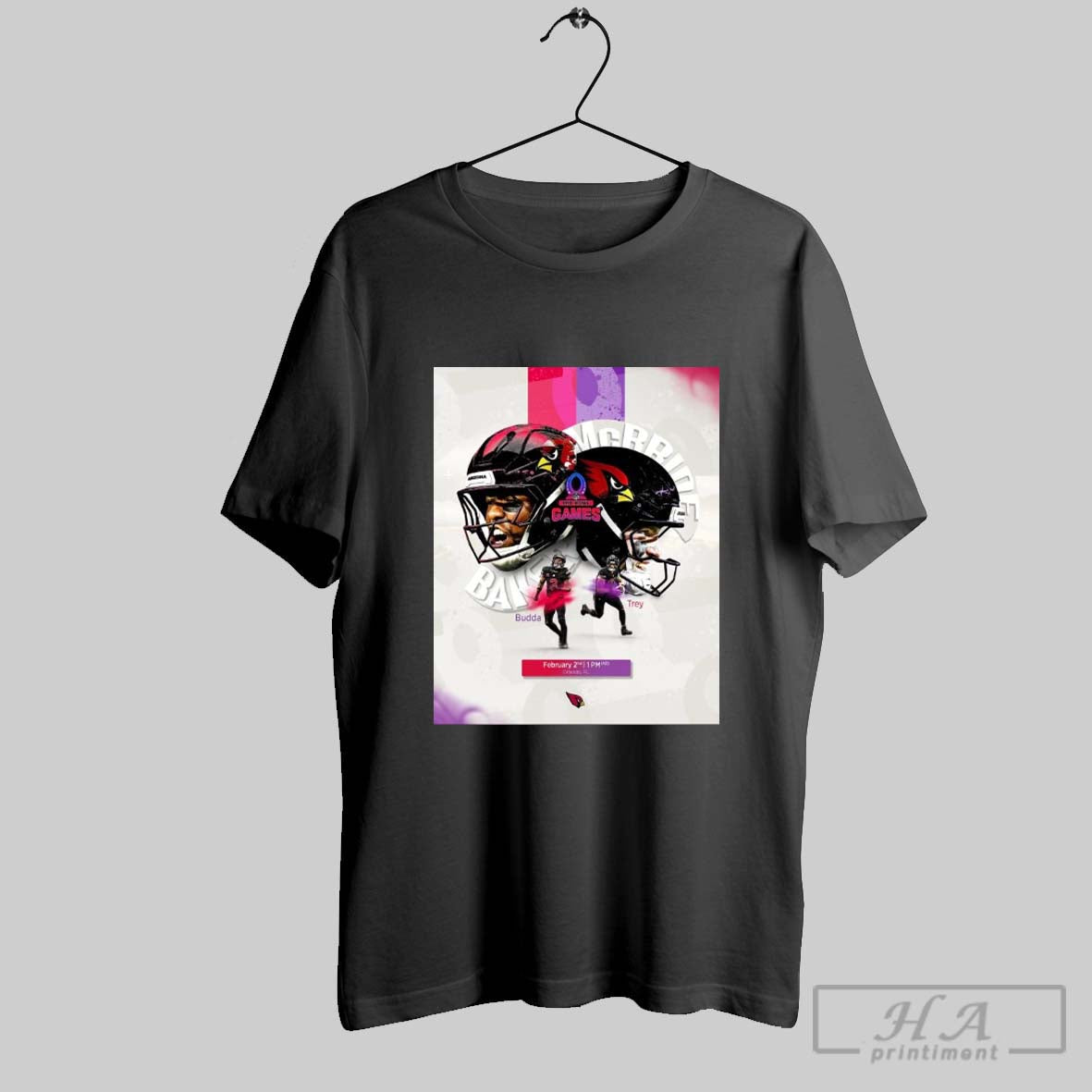 Poster Arizona Cardinals Football Budda Baker And Trey Mcbride Nfl Pro Bowl Games February 2nd Orlando Fl T Shirt