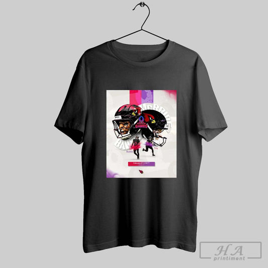Poster Arizona Cardinals Football Budda Baker And Trey Mcbride Nfl Pro Bowl Games February 2nd Orlando Fl T Shirt