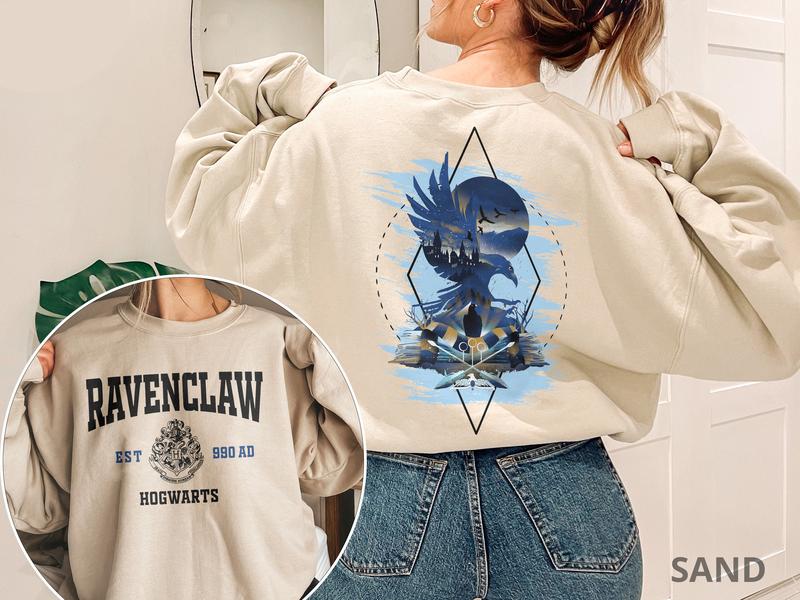 Vintage Hogwarts House Shirt, Ravenclaw Hogwarts Shirt, Hogwarts House Sweatshirt, HP Wizard Shirt, Harry Potter Shirt