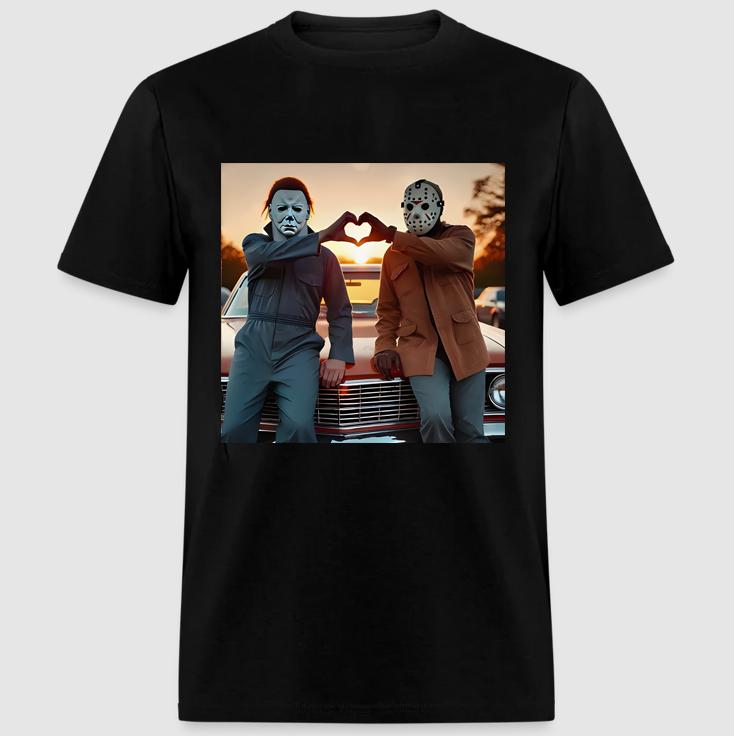 Heart Hand Killer Horror Movie Shirt, Friends Horror Characters Shirt, Funny Halloween, Horror Movie Killers Shirt, Hot Halloween, Friends Horror