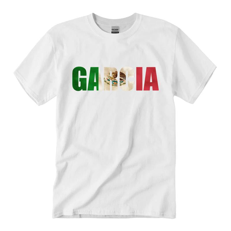 MEXICAN FLAG SHIRTS Unisex Fabric Cotton Collar Classic