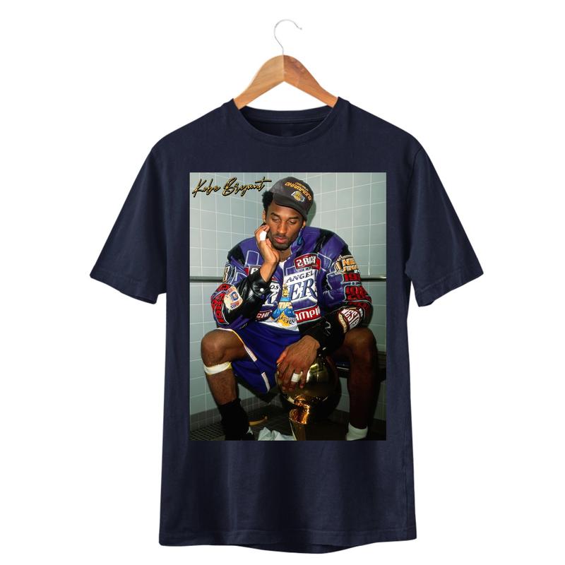 K0be Bryant Hat Jacket Lakers Championship T-Shirt Cotton Fabric