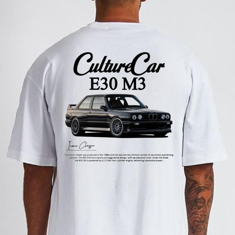 BMW E30 M3 T-shirt, Hoodie, Sweater, Car Enthusiast Shirt, Car Clothing, Unisex, Vintage car shirt Classic Cotton