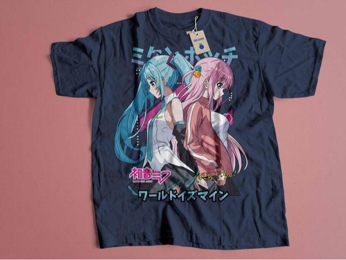 Hatsune miku and Kagamine Rin tshirt, Unisex tshirt