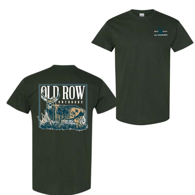 Old Row Outdoors Deer T-Shirt , Old Row 2 Slide T-Shirt , Hunting Season Graphic Tee Trending T-Shirt For Men For Women