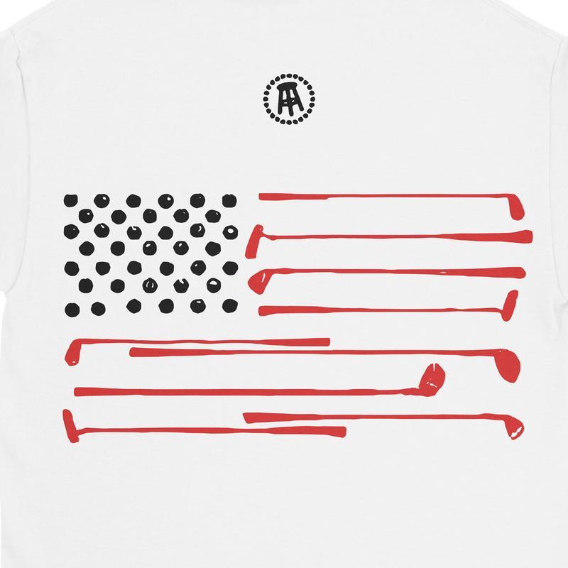 Barstool-Golf Flag Pocket Tee, Gift For Men, Gift For Women, Casual