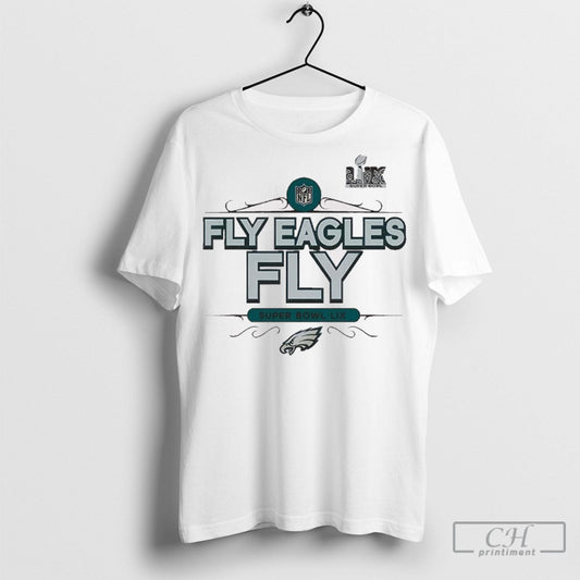 Philadelphia Eagles Win Washington Commanders Fly Eagles Fly 2024 Super Bowl Participant Local Team Shirt