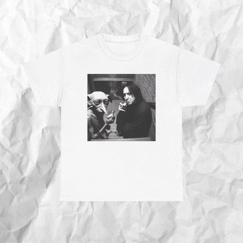 Dobby Meme Tee Shirt, Funny Unisex Gift Top for Fans, Hogwarts Apparel, Novelty Shirt Cotton Graphic Tee