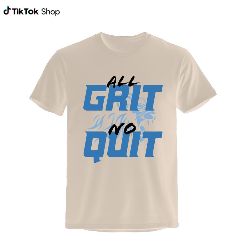 All Grit No Quit Shirt, Football T-shirt, Grit Shirt, Gifts For Football Fans