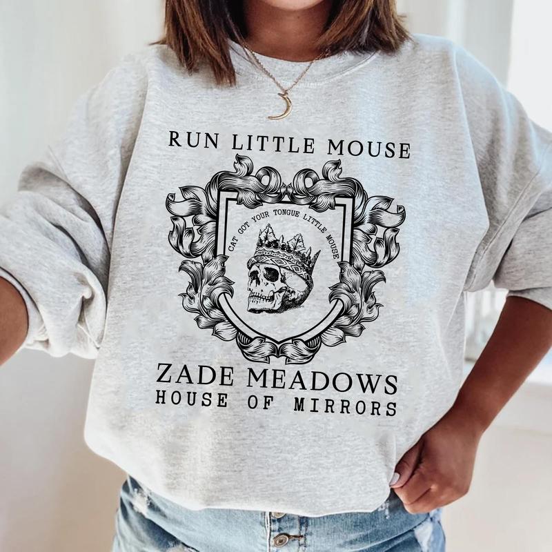 Retro Run Little Mouse Sweatshirt, Haunting Adeline Shirt, Zade Meadows Merch, House of Mirrors Shirt, Dark Romance Shirt, Booktok Merch, Smut Reader,