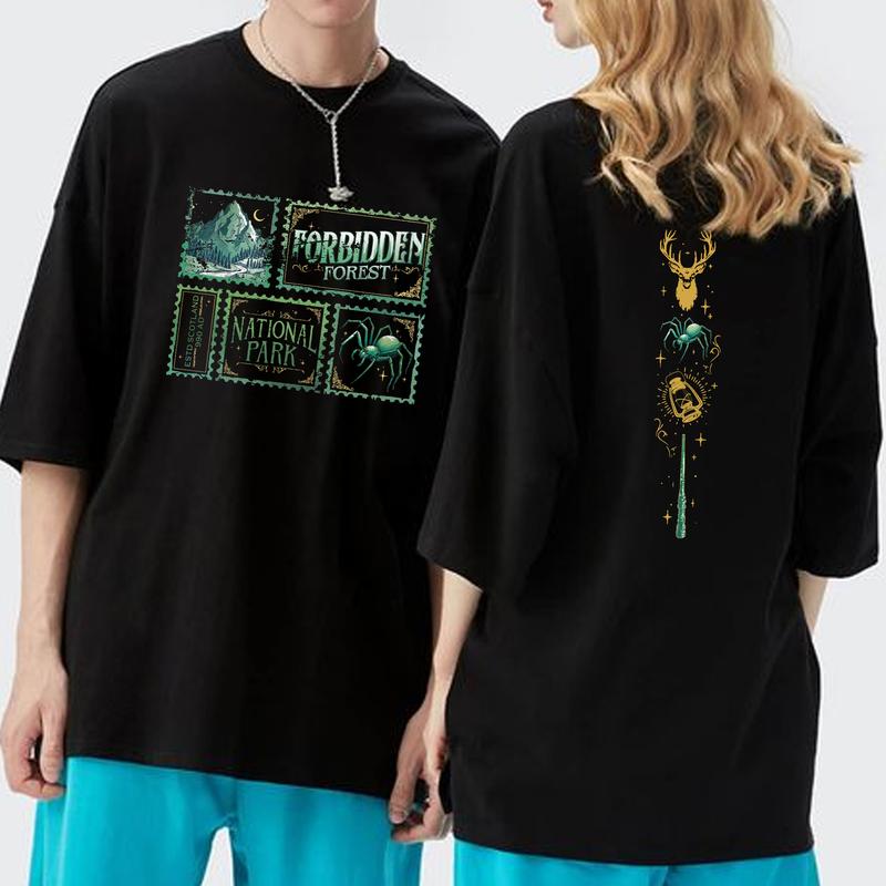 Forbidden Forest Shirt Sweatshirt Hoodie, gift for fan Cotton Fit Womenswear potterhead gift
