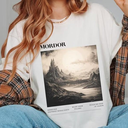 Mordor LOTR shirt Barad Dur Middle Earth, Lord of the Rings, Sauron fans
