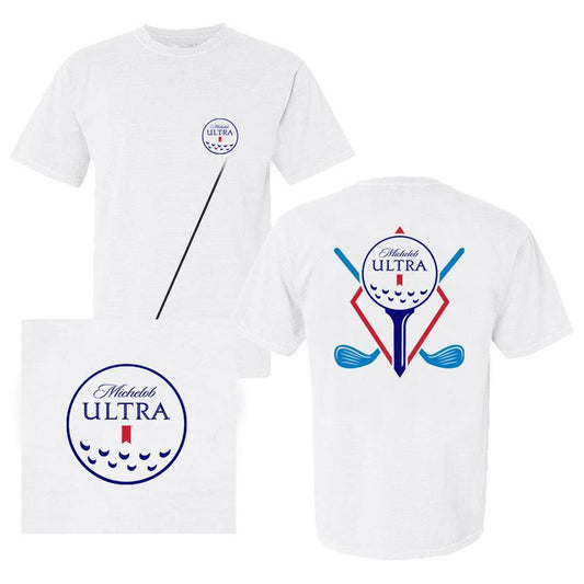 Michelob Ultra Golf T-shirt  - 2 Side - Styles For Every Occasion - Sizes For All Bodies - Casual Yet Chic - Versatile Unisex Wear - Colorful Varietie