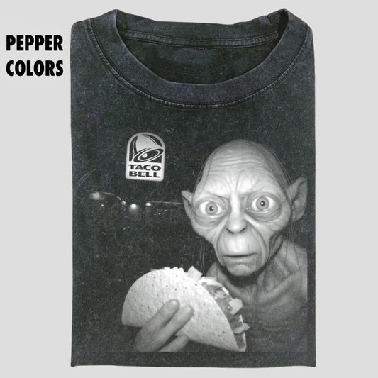 Gollum Tacobell Vintage Graphic Tee, The Lord Of The Rings Vintage Tee, Gollum Shirt, Tacobell Shirt, Movie Shirt, Funny Shirt, Unisex T-Shirt, Unisex